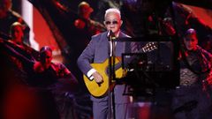 Alejandro Sanz durante una actuacin