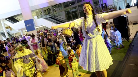 Fiesta infantil en la Cidade da Cultura, ambientada en el mundo de El mago de Oz