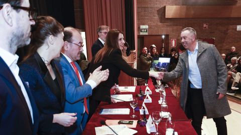 Entrega del Premio Aresa a Traloagro en un acto celebrado en la Facultade de Veterinaria de Lugo