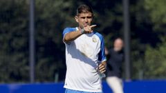 Antonio Hidalgo, en un entrenamiento