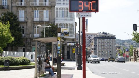 Temperaturas veraniegas en Ourense