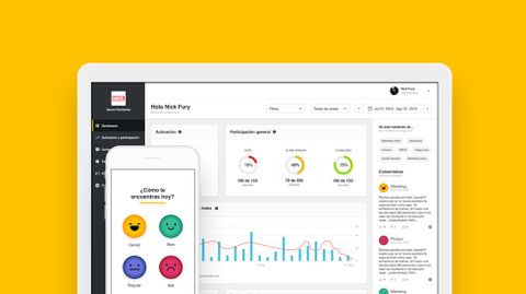 La aplicaci�n Happyforce.La aplicaci�n Happyforce