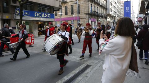 El pasacalles de la charanga OT ambient este sbado las calles de Pontevedra