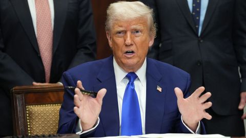 Donald Trump en una imagen de archivo.
