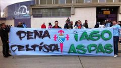 La pe�a Iago Aspas fue inaugurada en abril del 2012, sobrevivi� a la marcha del moa��s y celebr� recientemente su regreso.