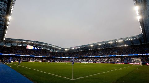 El estadio coru��s, durante el reciente trofeo Teresa Herrera