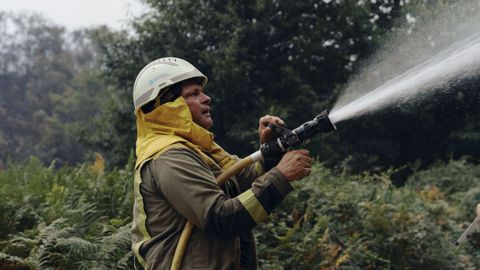 Incendio en Trives y Manzaneda