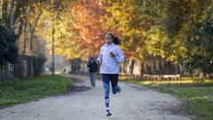 El Concello de Ourense convoc� a los medios a un entrenamiento de la atleta previo a la carrera, al que la acompa�� J�come