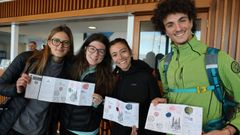 Giada, Iris, Cecilia y Morgan empezaron a pensar en hacer la ruta �en broma... Y aqu� estamos�.