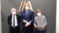 Jos� Manuel Benda�a, Rub�n Saavedra y Jos� Luis Jim�nez