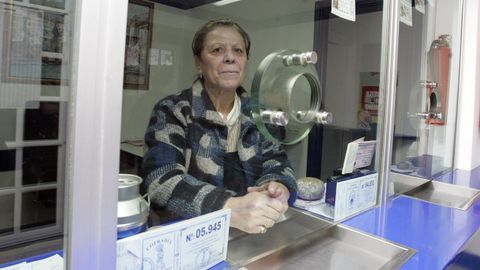 Elvira Hermida regentaba la administraci&oacute;n de loter&iacute;a de O Carril desde 1987