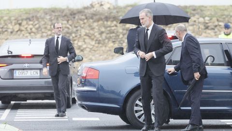 Llegada del rey al funeral por las v�ctimas del accidente de Adamuz