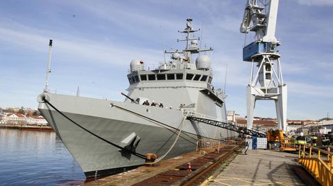 El BAM Furor fue construido en Ferrol entre los a�os 2015 y 2019