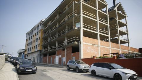 Edificio adquirido el ao pasado en Foz para concluir y dedicar los pisos a la venta