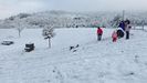 La nieve en Galicia este domingo