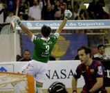 Josep Lamas marc� los tres goles del Liceo de ayer de falta directa. 