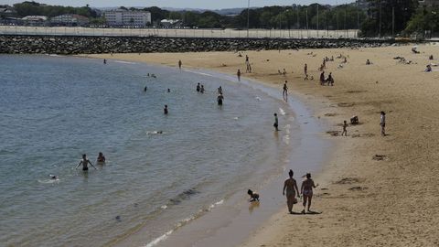 Playa de Oza, en A Coruña