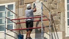 Toma de muestras para avalar la antigedad de la presencia del escudo