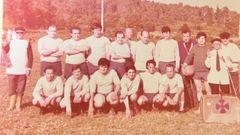 Equipo de Cances, nos anos 70, impulsado por Jess Antelo Quintns