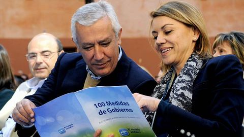 Javier Arenas junto a Dolores de Cospedal