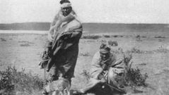 Indios tehuelches en R�o Gallegos