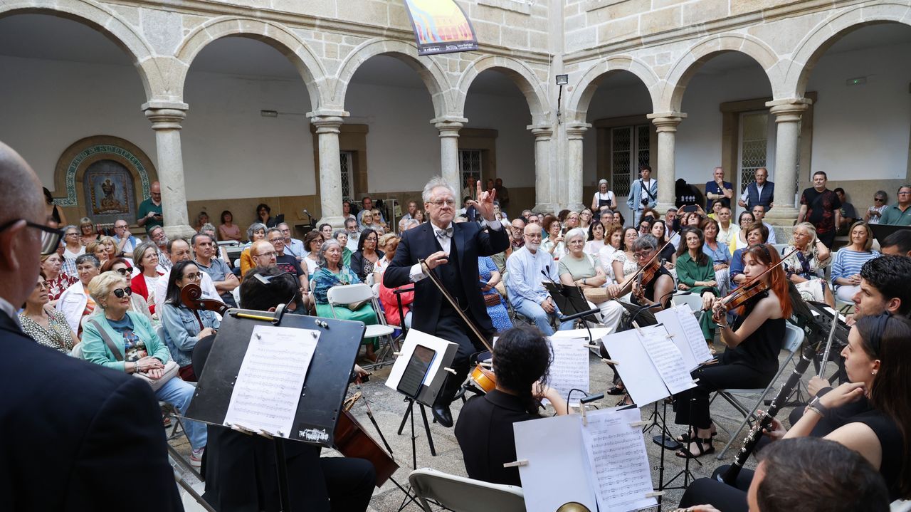 La Orquesta Clásica de Vigo recorre la ribera del Miño