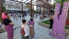 En la escultura de las Vidas fendidas se escribieron los nombres de las �ltimas v�ctimas