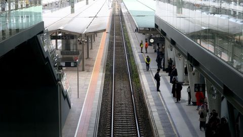 Estaci�n de tren intermodal de Santiago de Compostela