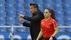 Fran Alonso, durante un partido del D�por Abanca