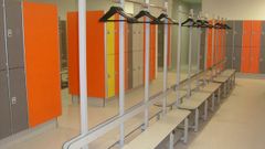 Vestuario de un gimnasio