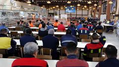 Asamblea de trabajadores de Alcoa San Cibrao