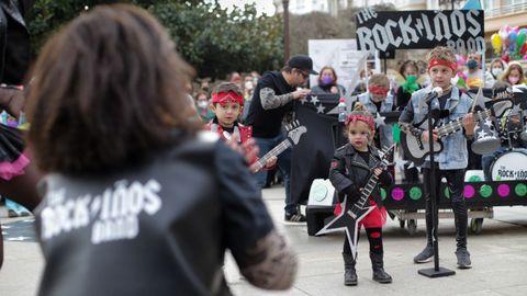 Animacin en el desfile infantil de disfraces