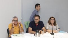 Imagen del penltimo pleno de Fisterra, el de organizacin del nuevo gobierno municipal.