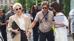 Meryl Sreep interpreta�a Miranda Priestly e Anne Hathaway a Andy Sachs en �El diablo vista de Prada�.