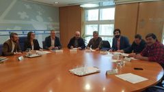 Reuni�n entre los representantes de la Xunta y los cargos de la Conseller�a de Infraestruturas e Mobilidade