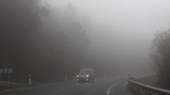 Niebla en la A-8 en O Fiouco