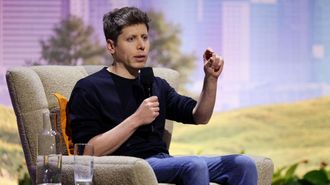 El primer ejecutivo de OpenAI, Sam Altman, en el foro Dreamforce, el 15 de septiembre en San Francisco