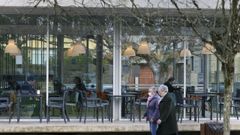 La cafeter�a del parque de Rosal�a de Castro, en Lugo