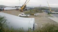 Gamesa fabrica dos tipos de palas en su planta de la zona 