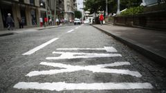 Parada de taxis vac�a en Ourense