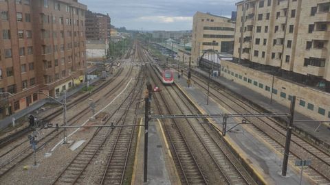 V�as de tren en Oviedo