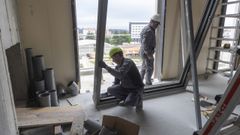 La construcci�n vive actualmente una �poca de aumento�de trabajadores y de salarios