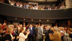El PP eligi� el Teatro Principal, con un aforo de 434 personas sentadas, para el mitin central de su campa�a en Pontevedra. 