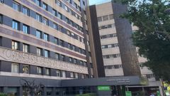 Fachada del Hospital Universitario Sagrat Cor de Barcelona,en cuaya capillaRubn Jimnez y Natalia Parres se casaron antes de que ella muriese por un cncer de pncreas.