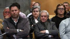 Los principales involucrados del caso Marea, durante el juicio. En el centro, los dos altos cargos de la Consejera de Educacin, Mara Jess Otero y Jos Luis Iglesias Riopedre