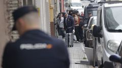 Desalojo de una vivienda okupada en la Sagrada Familia