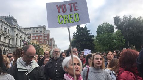 Concentraci�n contra la sentencia de la Manada en Oviedo