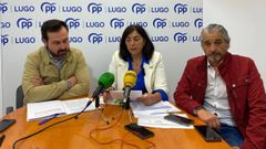 Elena Candia, Antonio Ameijide y Ram�n Cabarcos