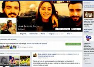 El alcalde utiliza como foto de portada en Facebook una vista de A Estrada y Dono una foto familiar.