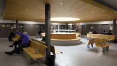 Zona de consultas del centro de salud de Viveiro